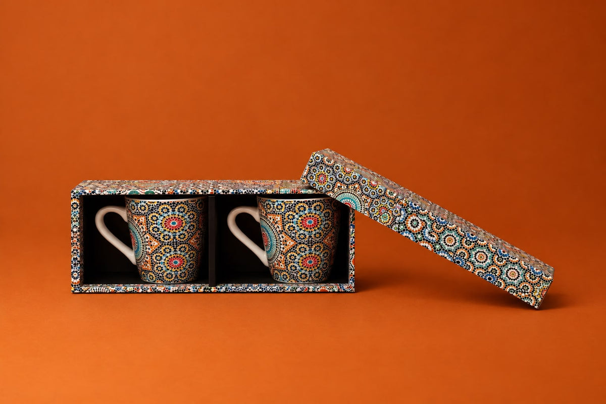 Duo de tasses à café marocaines