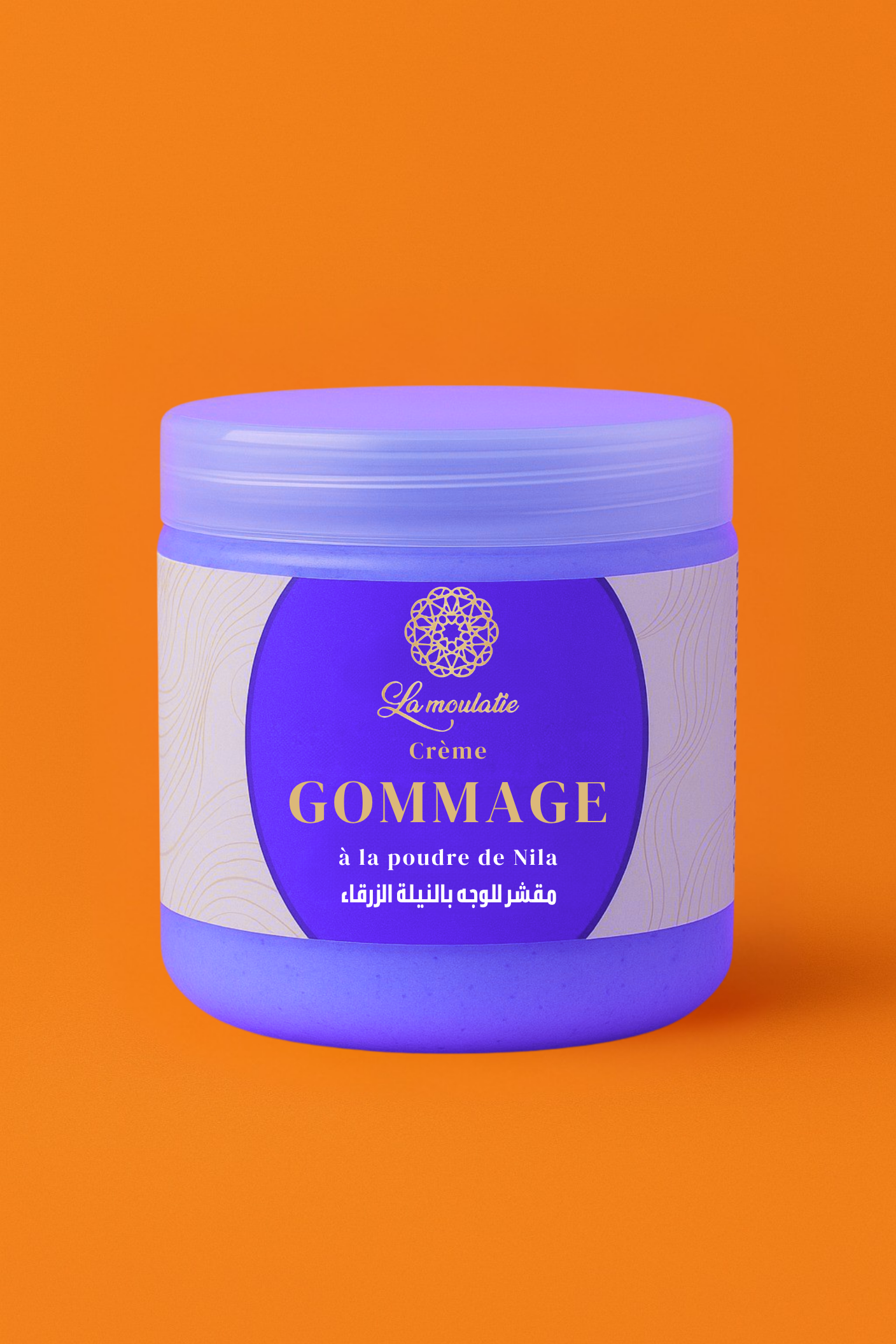 Crème de Gommage Visage Naturelle – Nila Bleue