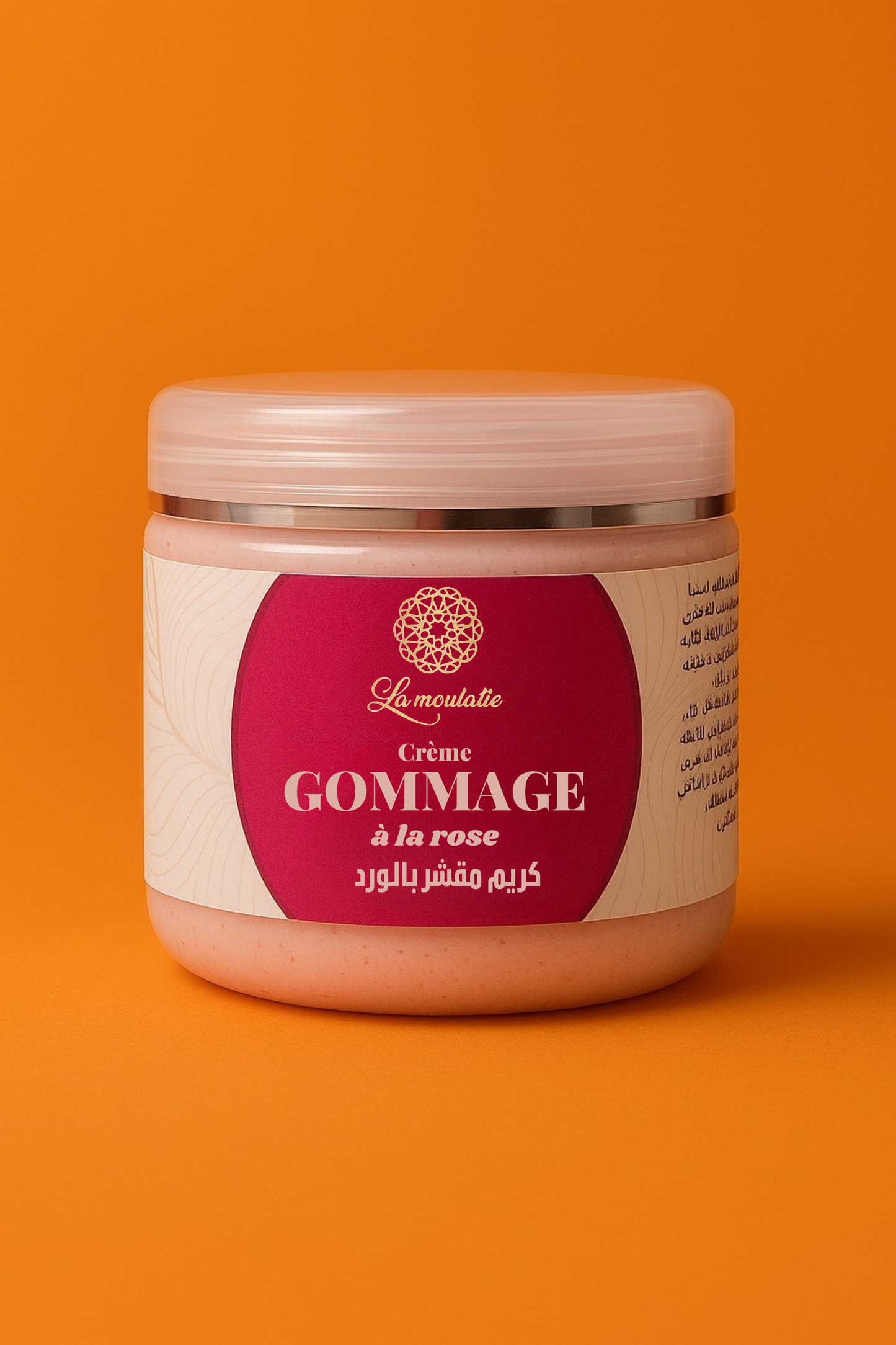 Crème de Gommage Visage Naturelle – Roses de la Vallée du Dadès