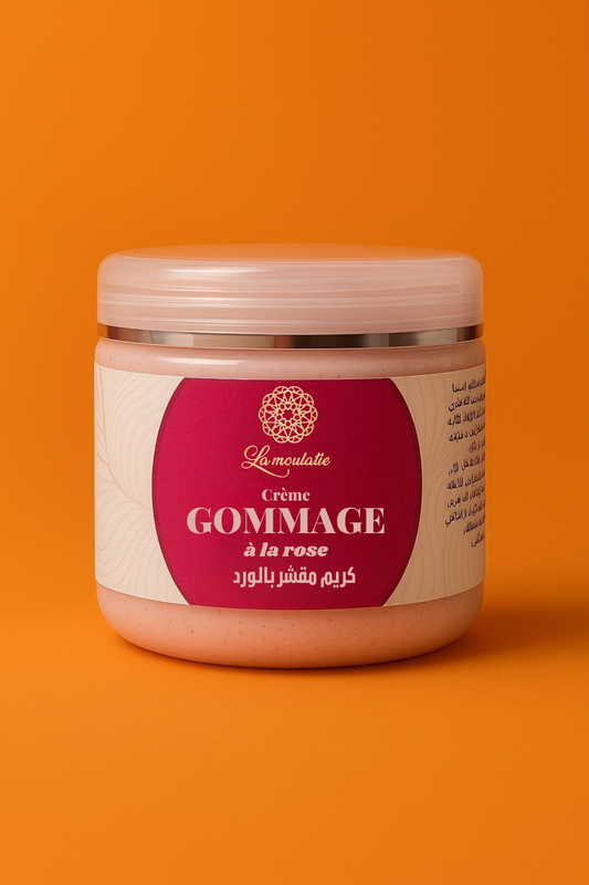 Crème de Gommage Visage Naturelle – Roses de la Vallée du Dadès