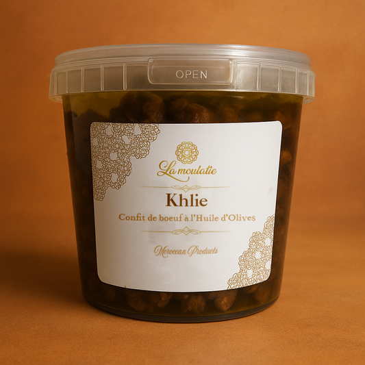 Khliî Marocain à l’Huile d’Olive – Viande séchée artisanale
