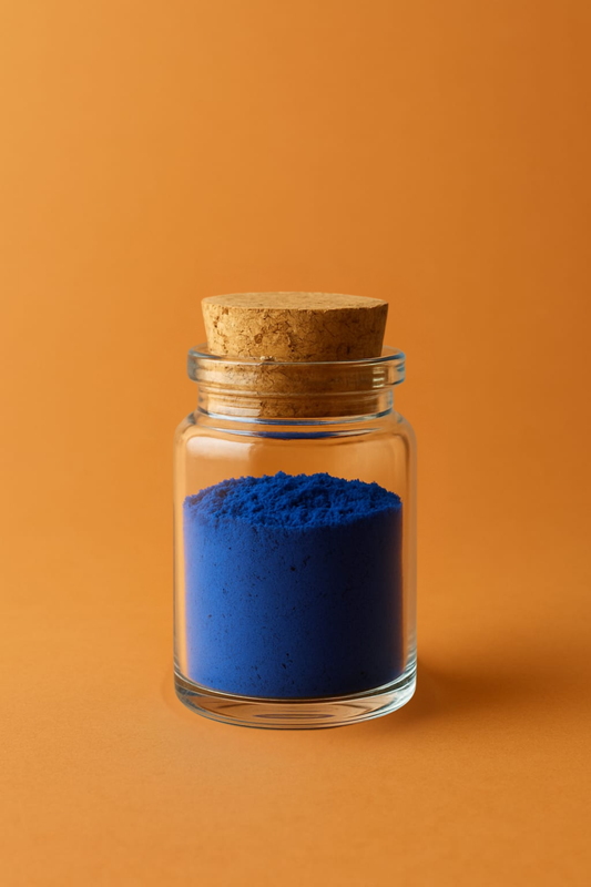 Poudre de Nila Bleue 100 % Naturelle – Éclat & Unification du Teint